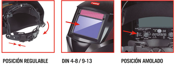 Pantalla de Soldar  Electronica Ratio R102-x