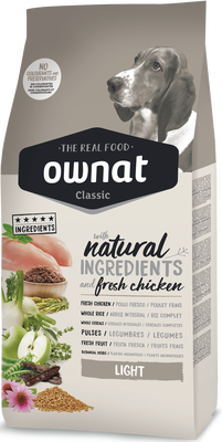 Pienso Perros Ownat Classic Light 4 kg