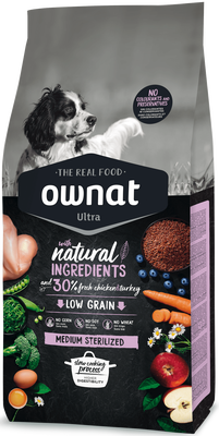 Pienso Perros Ownat Ultra Medium Sterilized 3 kg