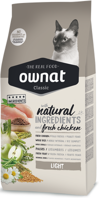 Pienso Gatos Ownat Classic Light 4 kg