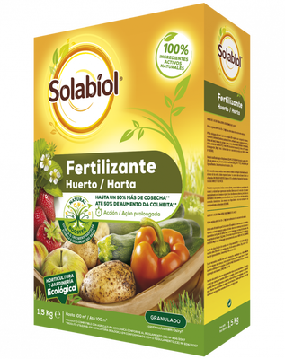 Solabiol Fertilizante Granulado para Huerto 1,5kg