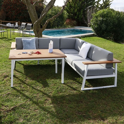 Conjunto Jardín Verona aluminio y Madera Conjunto Jardín Verona aluminio y Madera