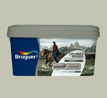 Pintura Plastica Perla Intermedio Colores del Mundo Patagonia 4l