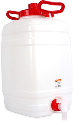 Bidon Plastico Rectangular Ref 87 + Grifo 10 lt