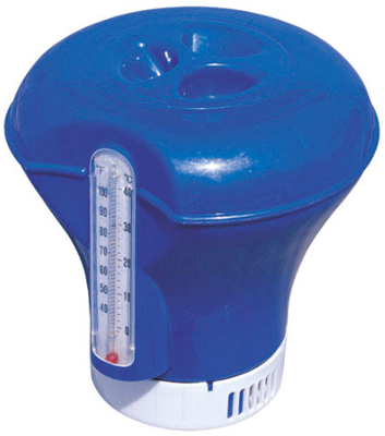 Dispensador Cloro Flotante Ajustable con Term�metro (� 18,5 Cm.)