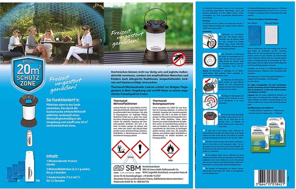 Farol Antimosquitos Thermacell con Luz Led para Exteriores