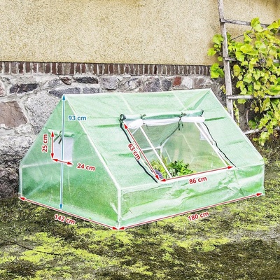 Invernadero de Rafia 180x142x93 cm Invernadero de Rafia 180x142x93 cm