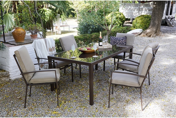 Juego Madeira 6 Sillones con Cojines