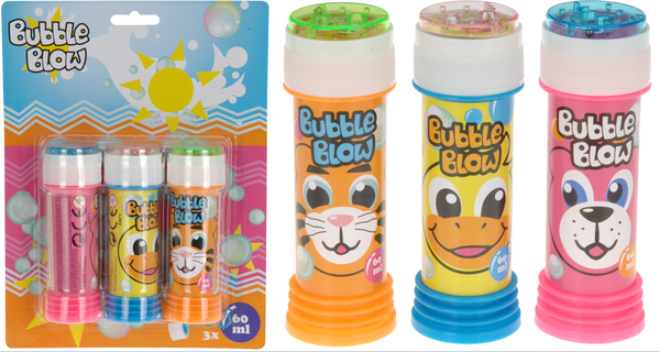 Pomperos Animales Set 3 Tubos Pomperos 60ml