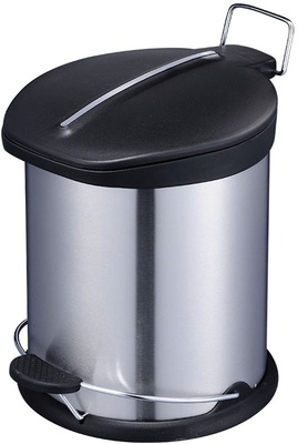 Cubo Pedal Sanitario Habitex Tapa Negra 3l