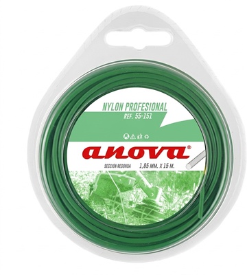 Hilo Desbrozadora Nylon Redondo 1.65mm 15 Metros