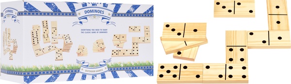 Juego Domino Madera 28 Piezas Xl Juego Domino Madera 28 Piezas Xl