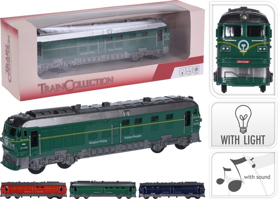 Tren Juguete Luz y Sonido 23 cm