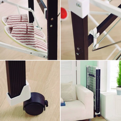 Tendedero Plegable Inox/abs con Ruedas Habitex