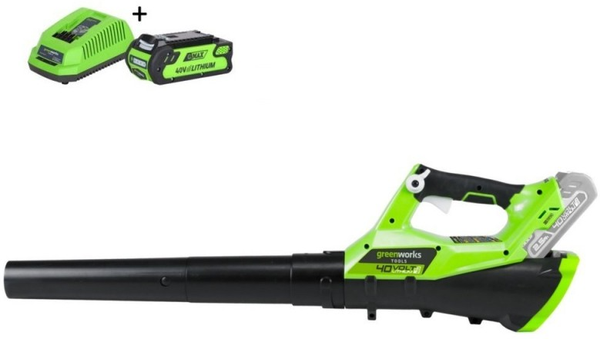 Kit Greenworks Soplador Bater�a 40v con Bater�a 4 Ah y Cargador