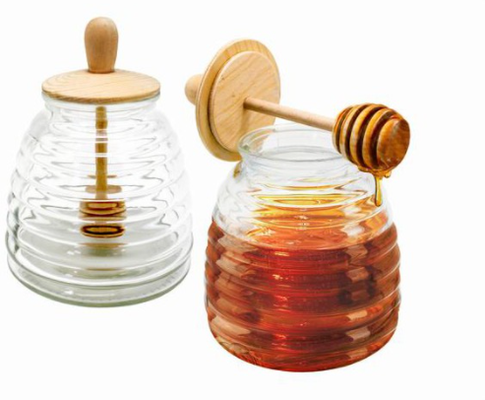 Tarro Miel con Palo Dispensador