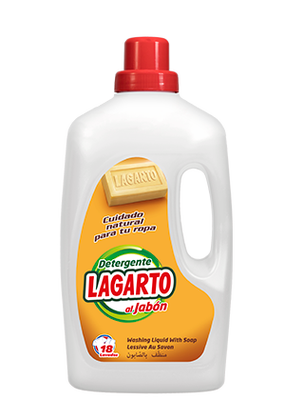 Detergente Lagarto Al Jabon 18 Lavados