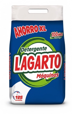 Detergente Maquinas 125 Lavados Lagarto 10 kg Detergente Maquinas 125 Lavados Lagarto 10 kg