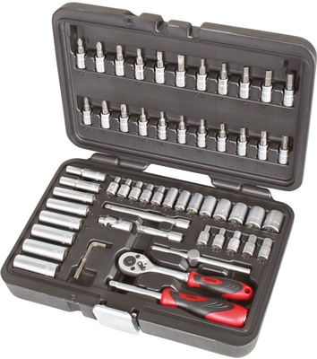 Ratio Maletin Herramientas 57 Piezas 1/4 Ratio Maletin Herramientas 57 Piezas 1/4