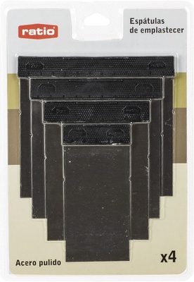 Espatula Carrocero acero 4 Piezas Ratio Espatula Carrocero acero 4 Piezas Ratio