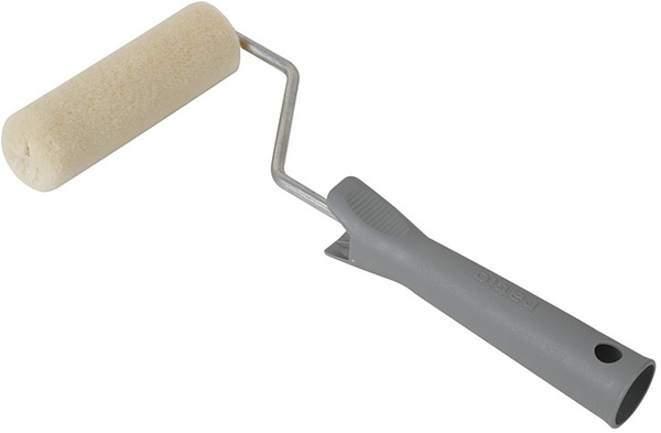 Minirodillo Velour,12cm, Ø30mm con Varilla Minirodillo Velour,12cm, Ø30mm con Varilla