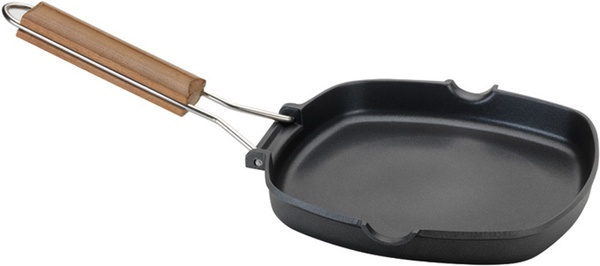Asador Plancha Aluminio Fundido 20x20 cm