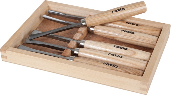 Gubia Carpintero Juego 6 Piezas Ratio Gubia Carpintero Juego 6 Piezas Ratio