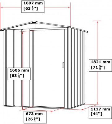 Caseta Jardin Eco Shed 5x4