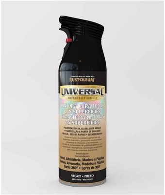 Rust-oleum Universal Negro Brillante 400ml