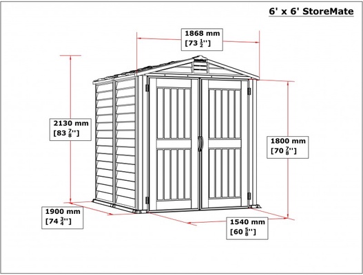Caseta Jardin Duramax Storemate 6x6gy