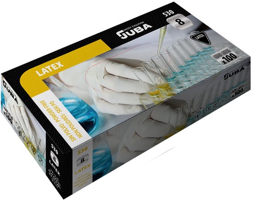 Guantes L�tex Desechable Juba 530 100 unidades