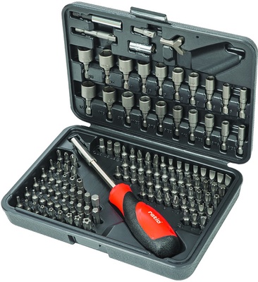 Destornillador con Juego Puntas Seguridad 122 Piezas Ratio Destornillador con Juego Puntas Seguridad 122 Piezas Ratio