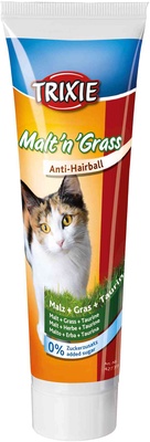 Malta para Gatos en Anti Bolas de Pelo Malta-hierba 100 G