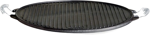 Plancha Hierro Fundido Garcima Redonda Esmaltada 32 cm