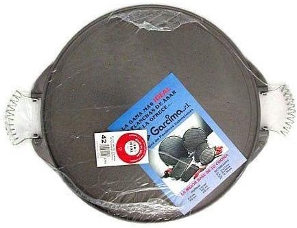 Plancha Hierro Fundido Garcima Redonda Esmaltada 25 cm