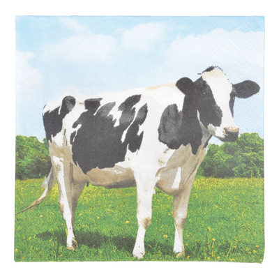 Servilletas de Papel Vaca 33x33cm