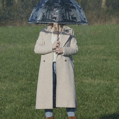 Paraguas Bosque Transparente