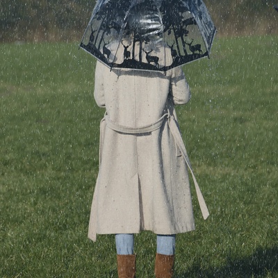 Paraguas Bosque Transparente