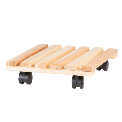 Carro Porta Macetas Madera 