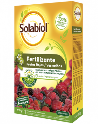 Solabiol Fertilizante Granulado para Frutos Rojos 750gr Solabiol Fertilizante Granulado para Frutos Rojos 750gr