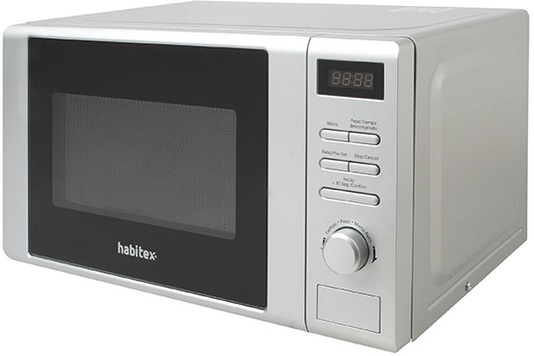 Microondas 20 L 700W Habitex Digital Cromado Microondas 20 L 700W Habitex Digital Cromado