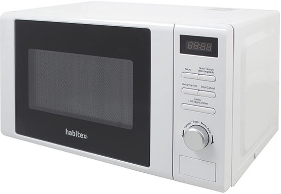 Microondas 20 L 700W Digital Blanco Habitex Microondas 20 L 700W Digital Blanco Habitex