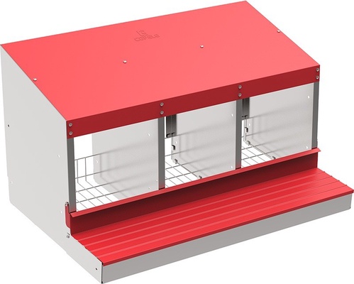 Ponedero Aves 3 Departamentos Suelo Alambre