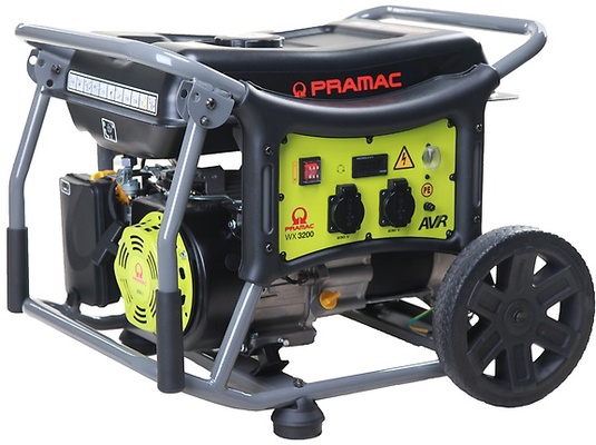 Generador Pramac WX3200 arranque manual