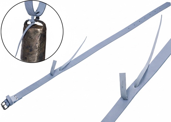 Correa Ganado Cromo 120x6 cm