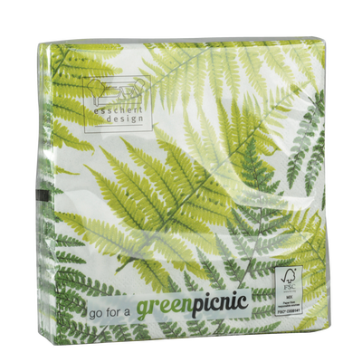 Servilletas de Papel Helecho 25x25 cm