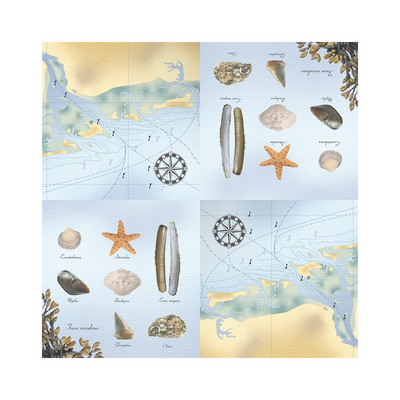 Servilletas de Papel Playa 33x33cm