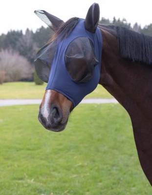 Mascara anti moscas caballos FinoStretch azul Cob