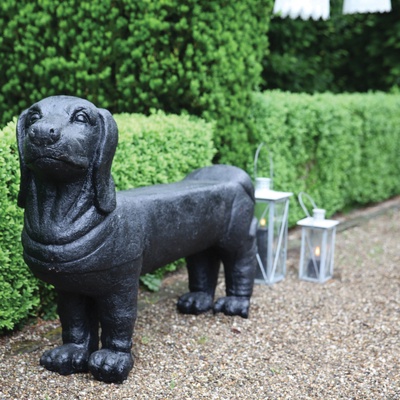 Banco Jardin Dise�o Perro Salchicha