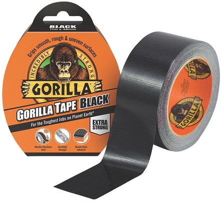 Cinta Americana Negra Gorilla 32m x 48mm Cinta Americana Negra Gorilla 32m x 48mm